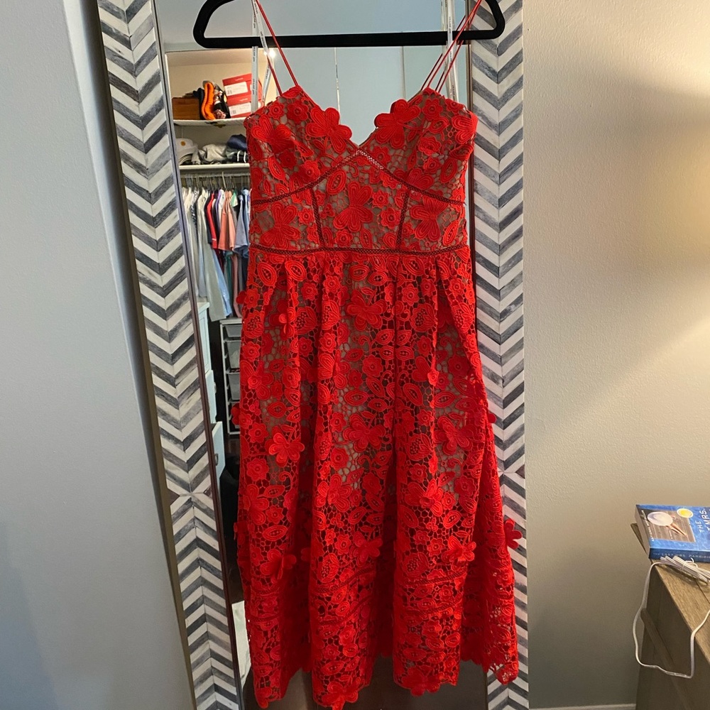 Self Portrait 3D Azaelea Dress